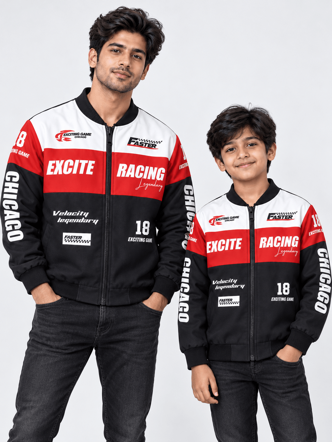All Age Edition Excite Chicago Racing Zipper Jacket Legacy Boutiques Legacy Boutiques