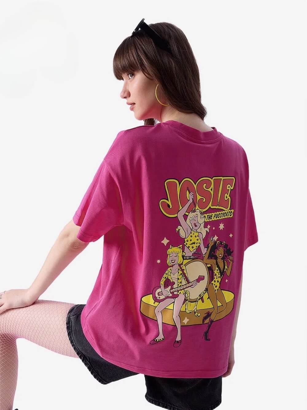 Archie Josie Band Printed Cheap Price Premium Quality Womens Drop Shoulder T-shirt Legacy Boutiques Bangladesh Legacy Boutiques Legacy Boutiques