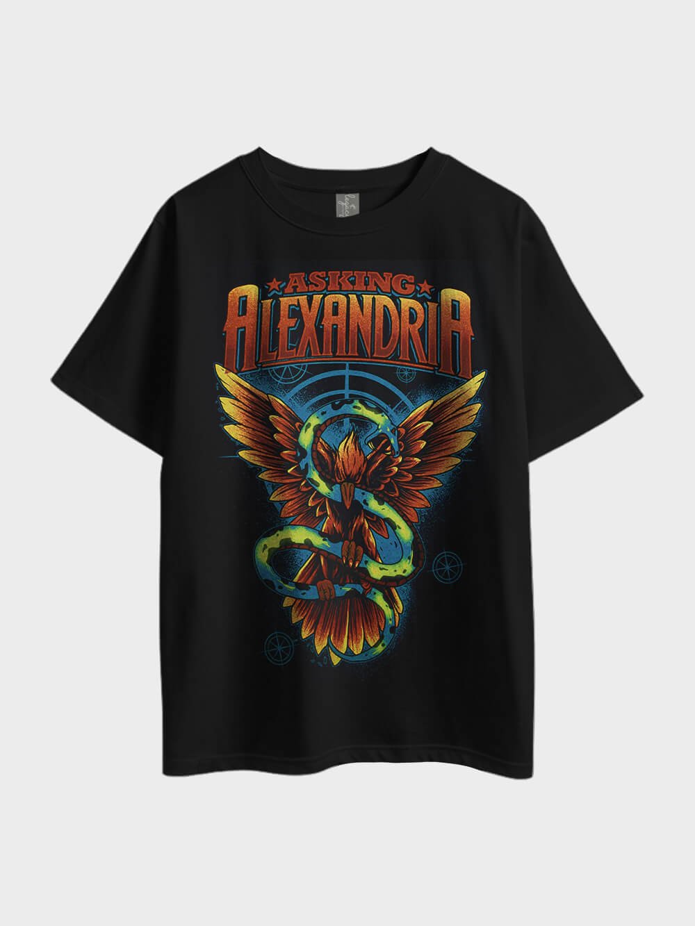Asking Alexandria Rock Band Metal Oversized Men&