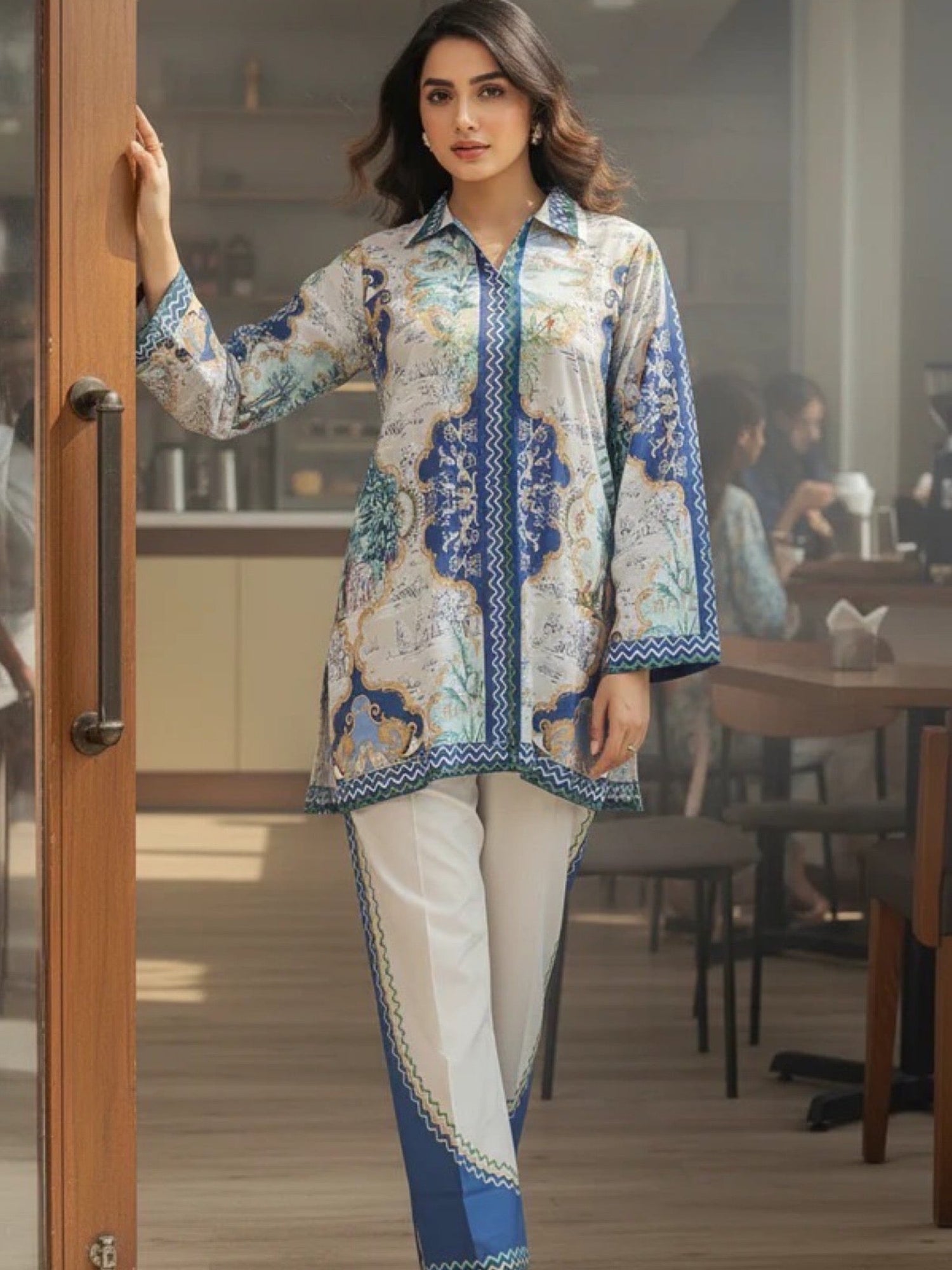 Azure Bloom Co - ord Set Legacy Boutiques Legacy Boutiques