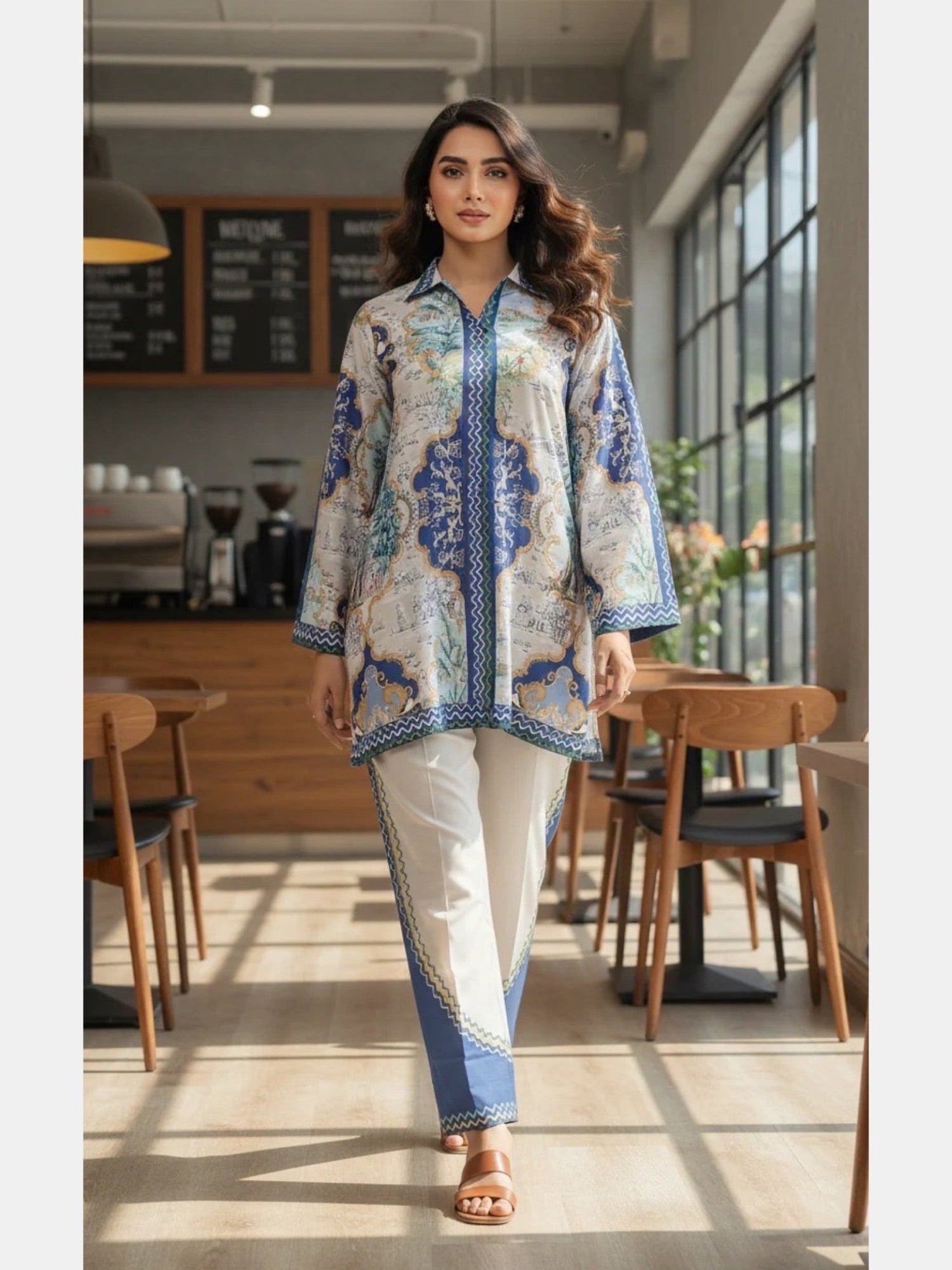 Azure Bloom Co - ord Set Legacy Boutiques Legacy Boutiques