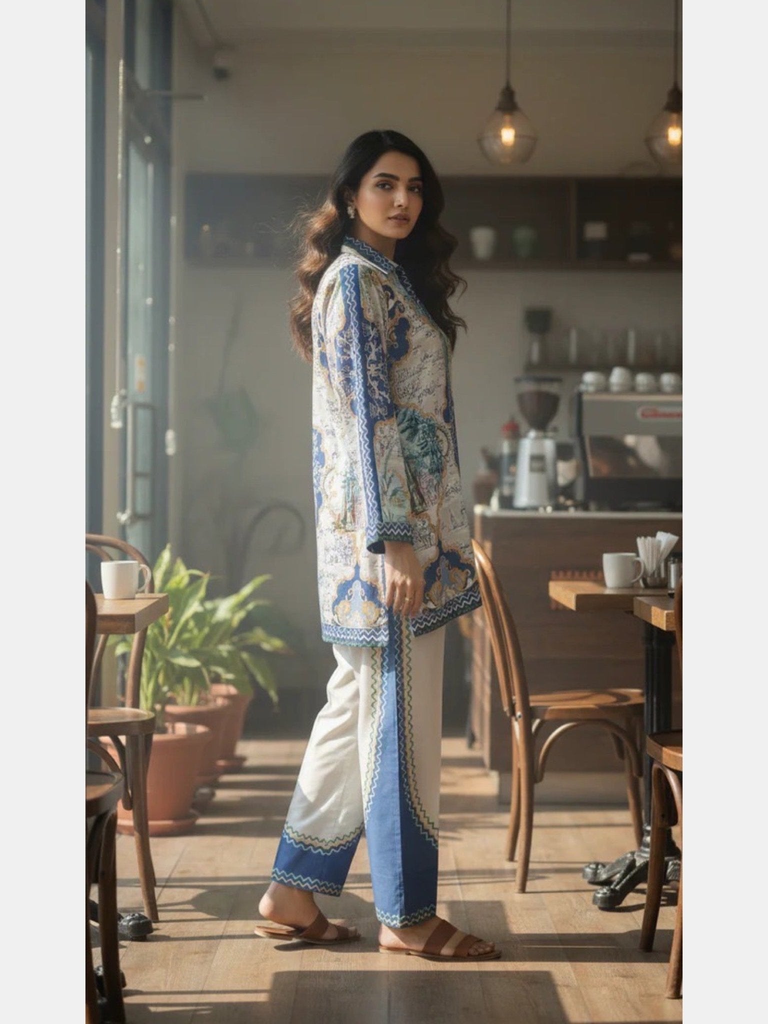 Azure Bloom Co - ord Set Legacy Boutiques Legacy Boutiques