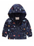 Babies Galaxy Space printed hooded jacket Legacy Boutiques Legacy Boutiques