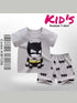 Baby Batman Print Kids Super Comfortable T-shirt Set Legacy Boutiques Legacy Boutiques