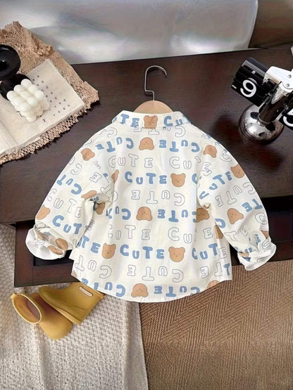 Baby Girls And Boys Cute Bear Printed Shirt Legacy Boutiques Legacy Boutiques