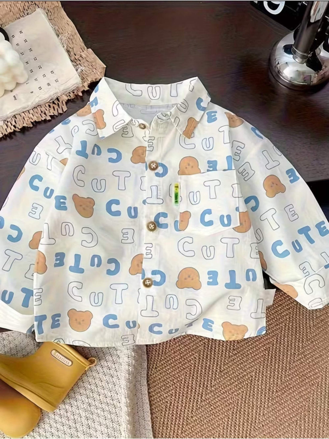 Baby Girls And Boys Cute Bear Printed Shirt Legacy Boutiques Legacy Boutiques