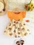 Baby Girls Frock Dress Ruffle and Bow 1 To 10 Years Legacy Boutiques Legacy Boutiques