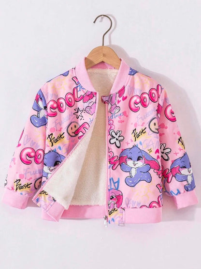 baby girls hooded jacket cartoon printed Legacy Boutiques Legacy Boutiques