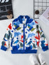 baby hooded bomber jacket dinosaur print Legacy Boutiques Legacy Boutiques