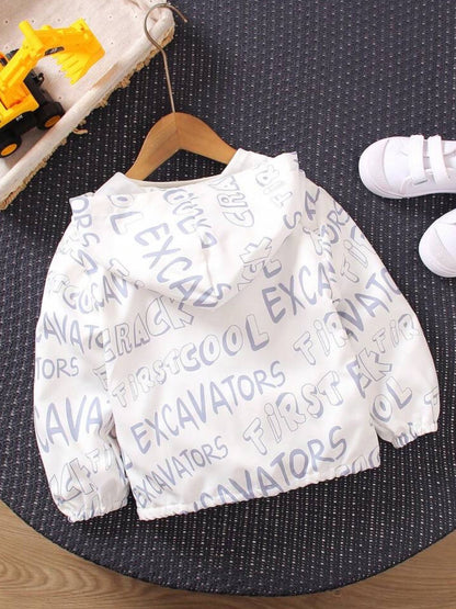 baby hooded jacket cartoon animal print zipper Legacy Boutiques Legacy Boutiques