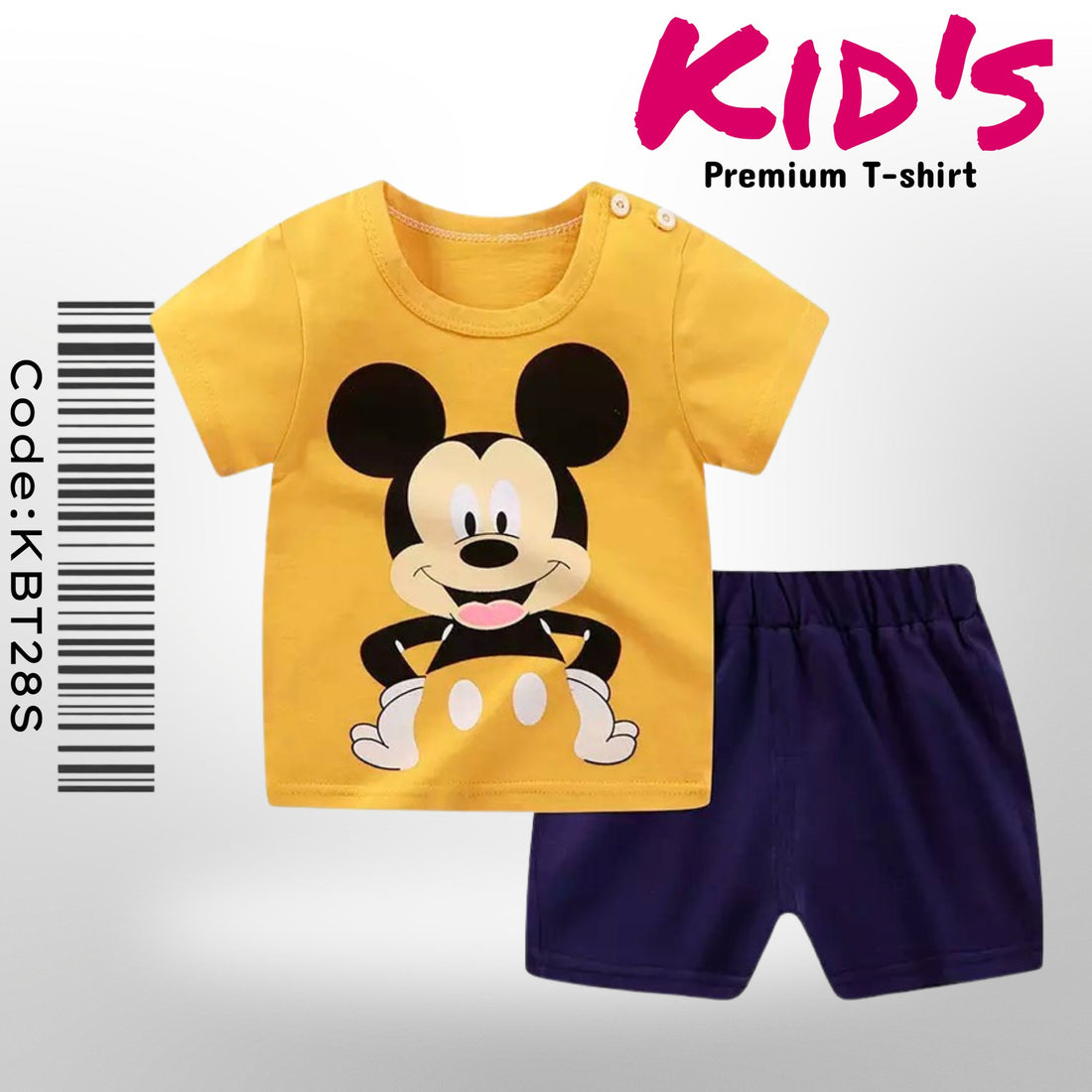 Baby Micky Mouse Kids Cozy T-shirt Set Legacy Boutiques Legacy Boutiques