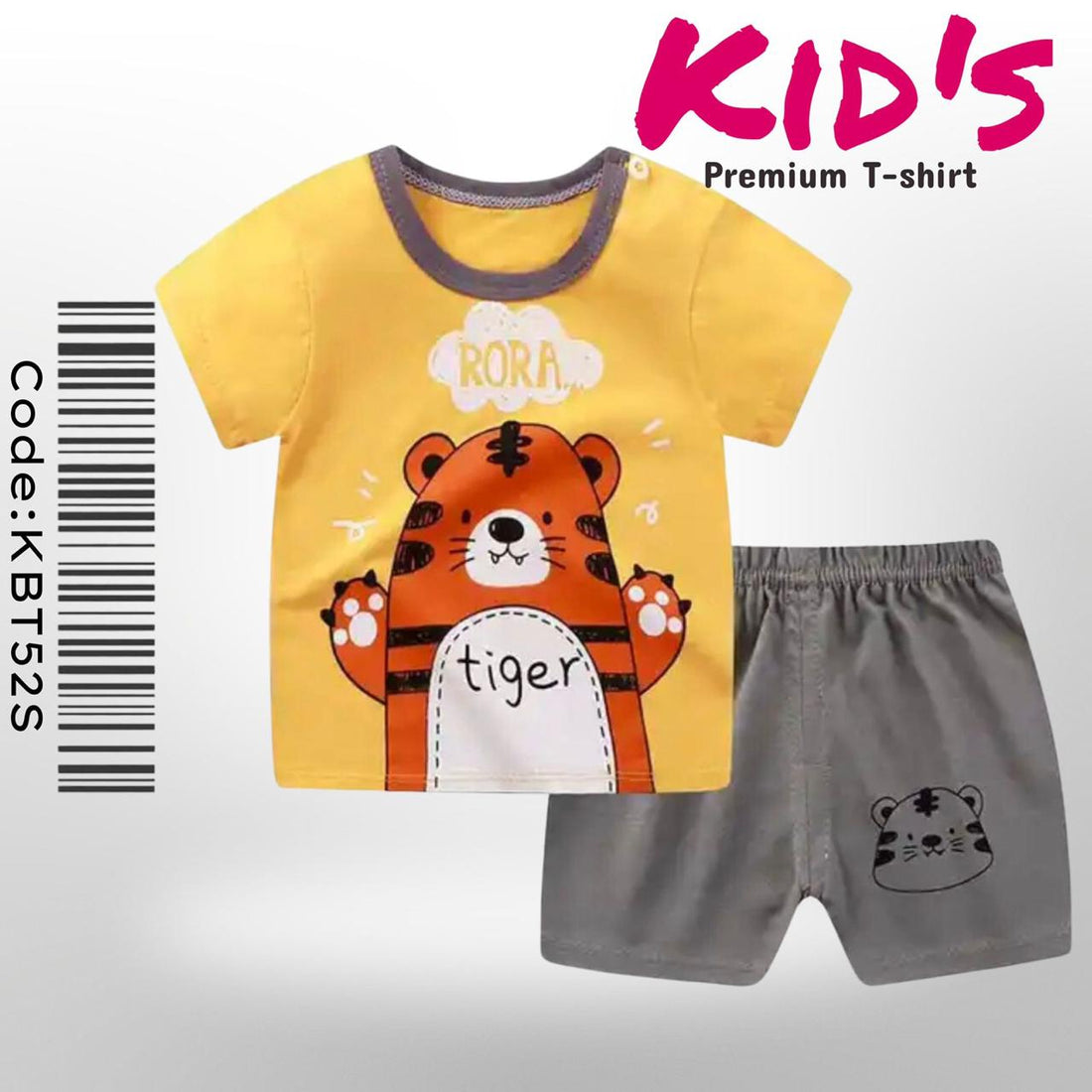 Baby Tiger Print Kids T-shirt Set Legacy Boutiques Legacy Boutiques