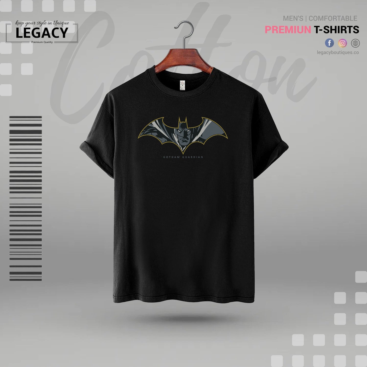 BATMAN - CALL OF THE KNIGHT Mens T Shirt Legacy Boutiques Legacy Boutiques