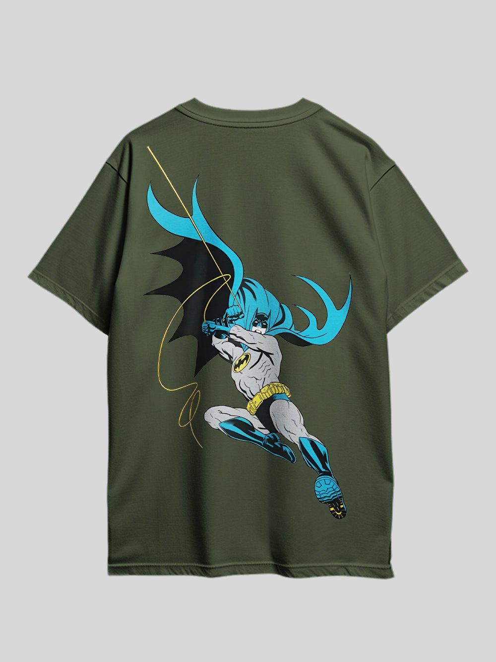 Batman Gothams Knight Drop Shoulder Tee Bold Comfy Iconic Legacy Boutiques Legacy Boutiques