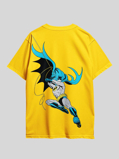Batman Gothams Knight Drop Shoulder Tee Bold Comfy Iconic Legacy Boutiques Legacy Boutiques