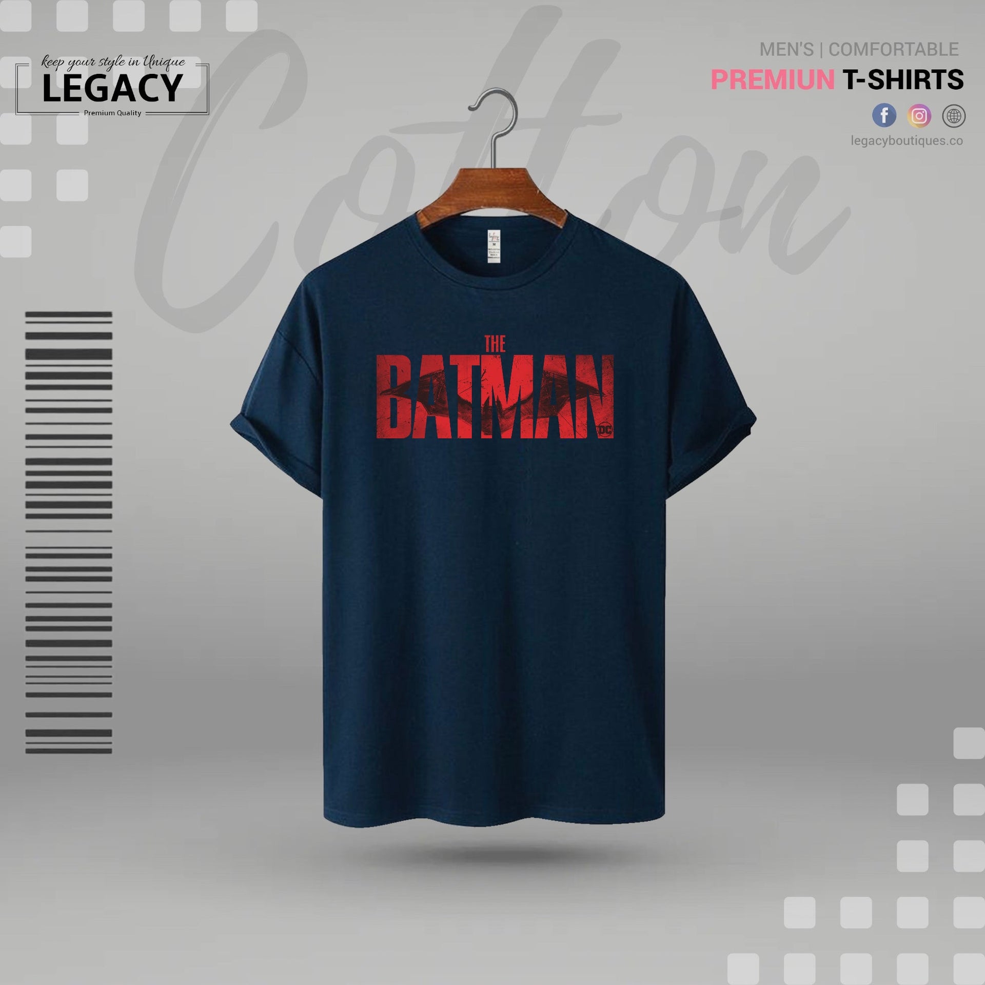 Merchcode Batman Logo T-Shirt – Official Licensed Tee For Men, Moda Shirts Uomo