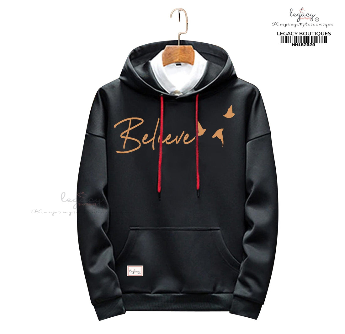 Believe Hoodie for men women Boy girl winter jacket casual stylish latest Hoodies & Sweatshirt Legacy Boutiques Legacy Boutiques