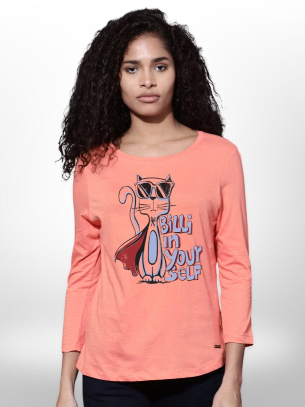 Billi Yourself Printed Ladies T-shirt Four Quarter Sleeve Legacy Boutiques Legacy Boutiques