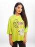 BLOOMING WOMAN FACE LINE Printed Womens Drop Shoulder T-shirt Legacy Boutiques Bangladesh Legacy Boutiques Legacy Boutiques