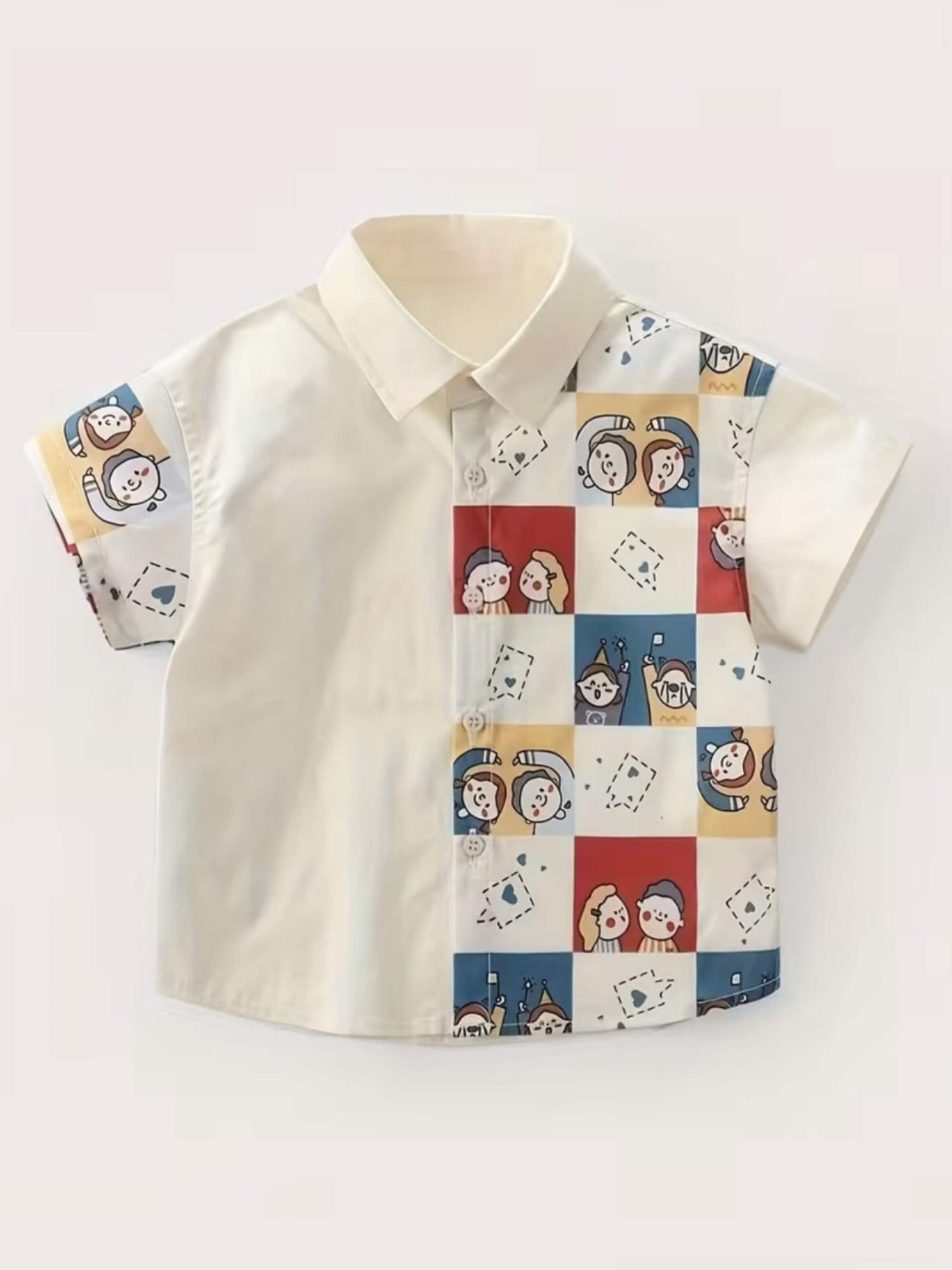 Boys Cartoon Printed Short Sleeve Shirt Legacy Boutiques Legacy Boutiques
