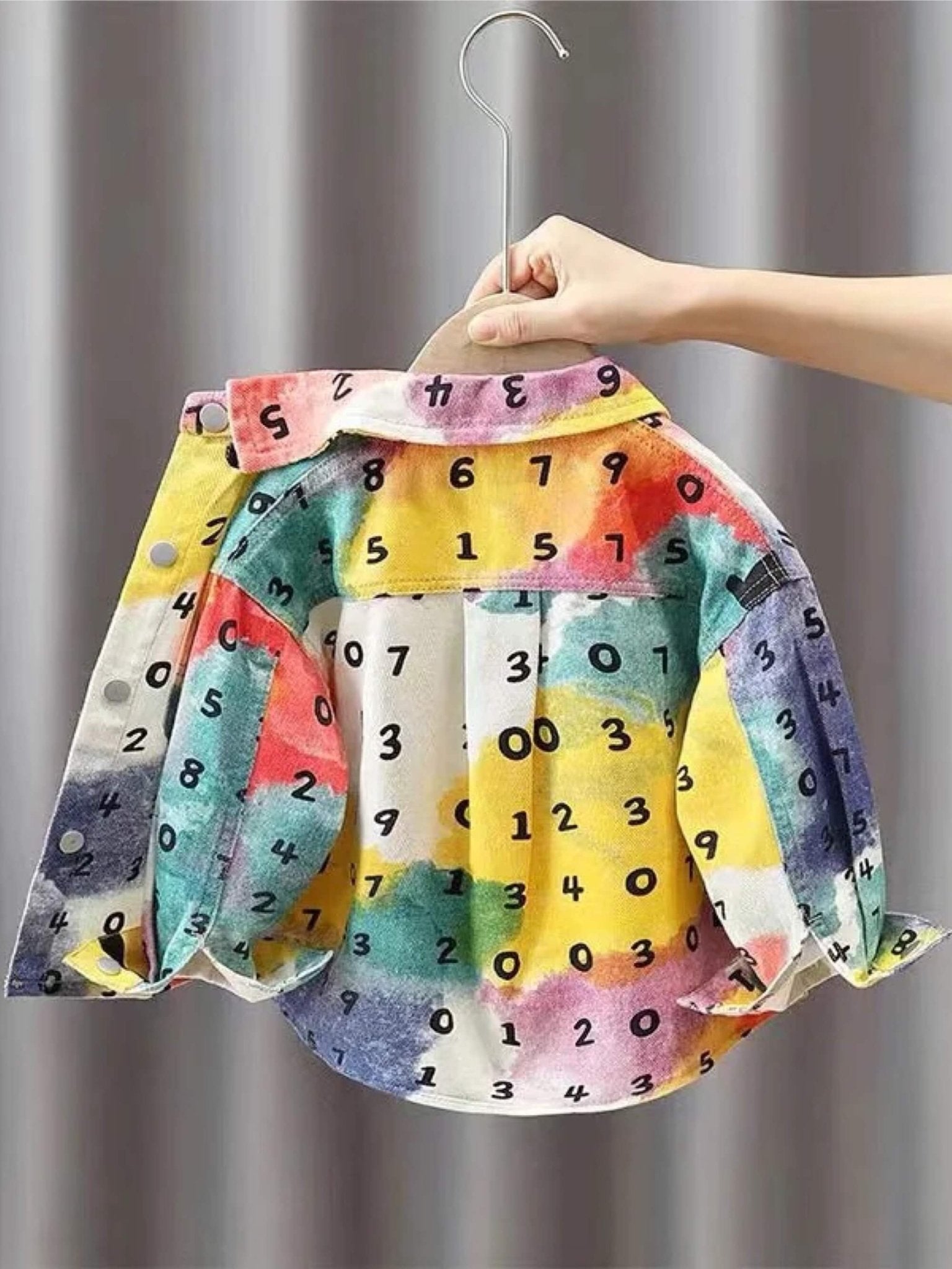 Boys colorful abstract print button up shirt Legacy Boutiques Legacy Boutiques