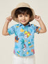Boys Paw Patrol Hoo Ray Sky Blue Tropical Beach Print Short Sleeve Shirt Legacy Boutiques Legacy Boutiques