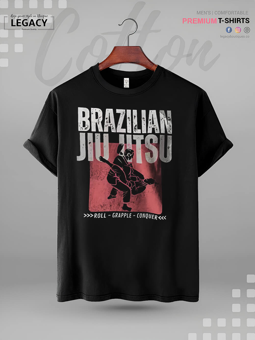 Brazillian Jiuutsu Print High Quality In Cheapest Price Men&