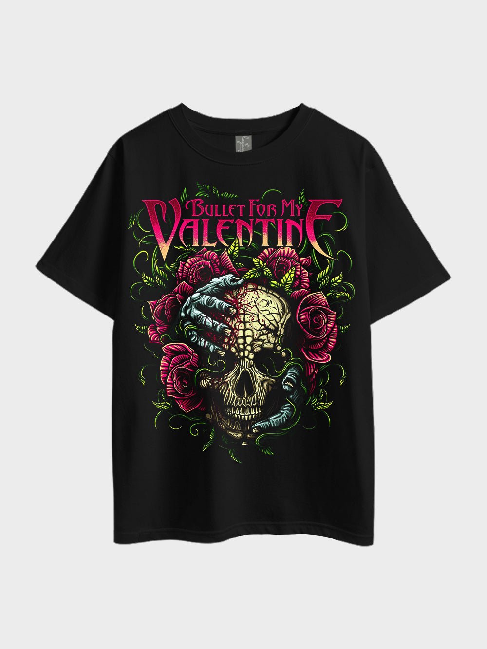 Bullet for My Valentine Skull Print Hard Metal Oversized Mens T-shirt Legacy Boutiques Dhaka Legacy Boutiques Legacy Boutiques
