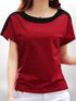 Butterfly Cut T-shirt Maroon Legacy Boutiques Legacy Boutiques