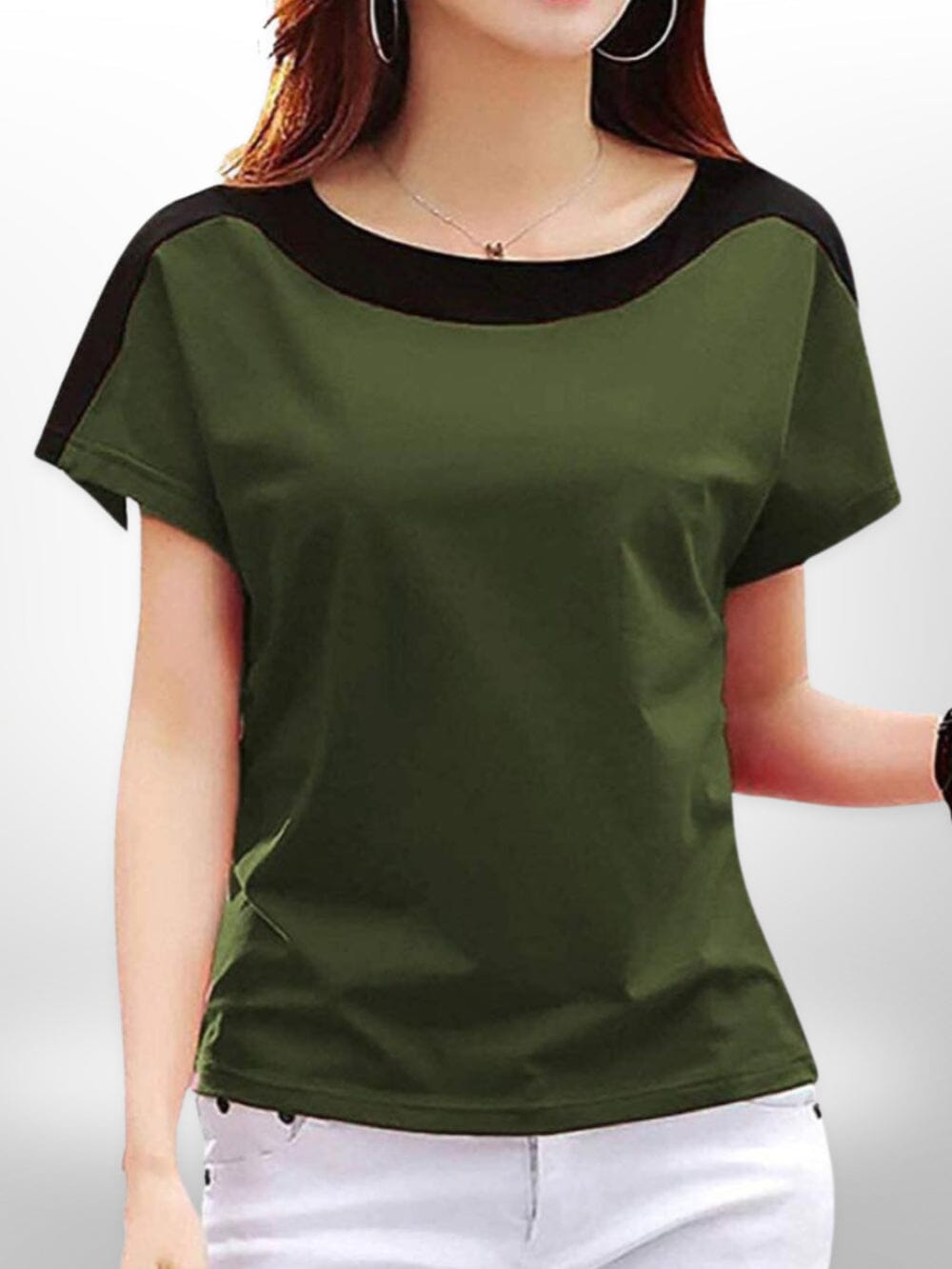 Butterfly Cut T-shirt Olive Legacy Boutiques Legacy Boutiques