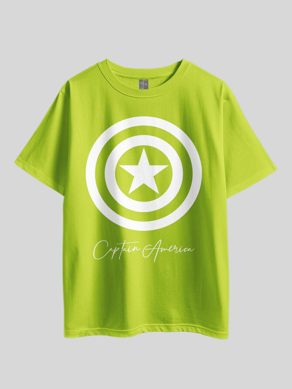 "Captain America Shield" Graphic Printed Drop Shoulder T-shirt Legacy Boutiques Dhaka Legacy Boutiques Legacy Boutiques