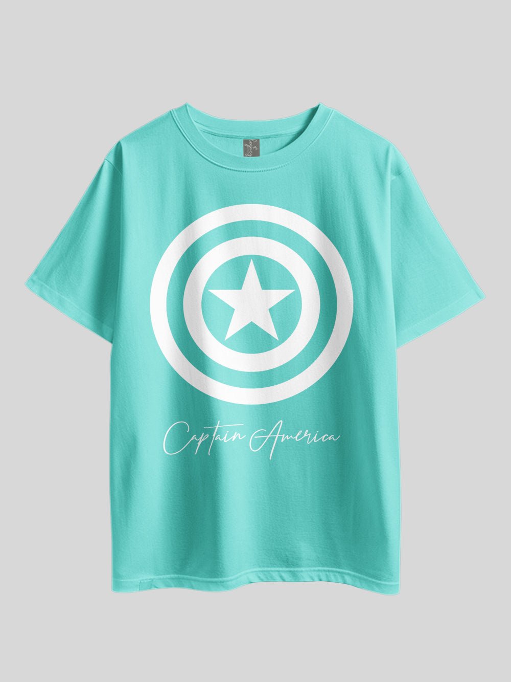 "Captain America Shield" Graphic Printed Drop Shoulder T-shirt Legacy Boutiques Dhaka Legacy Boutiques Legacy Boutiques