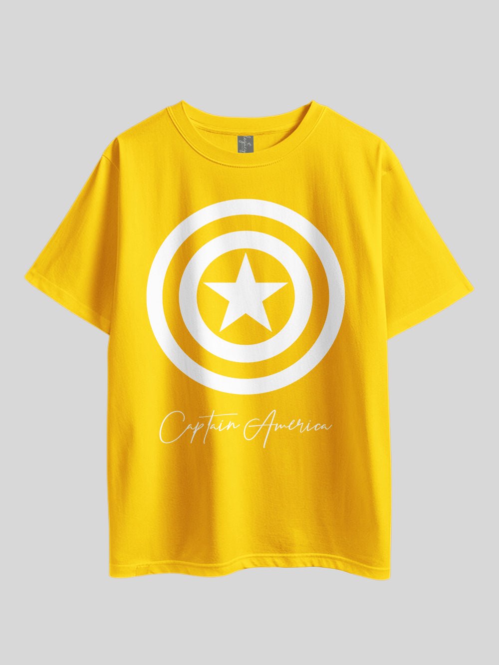 "Captain America Shield" Graphic Printed Drop Shoulder T-shirt Legacy Boutiques Dhaka Legacy Boutiques Legacy Boutiques