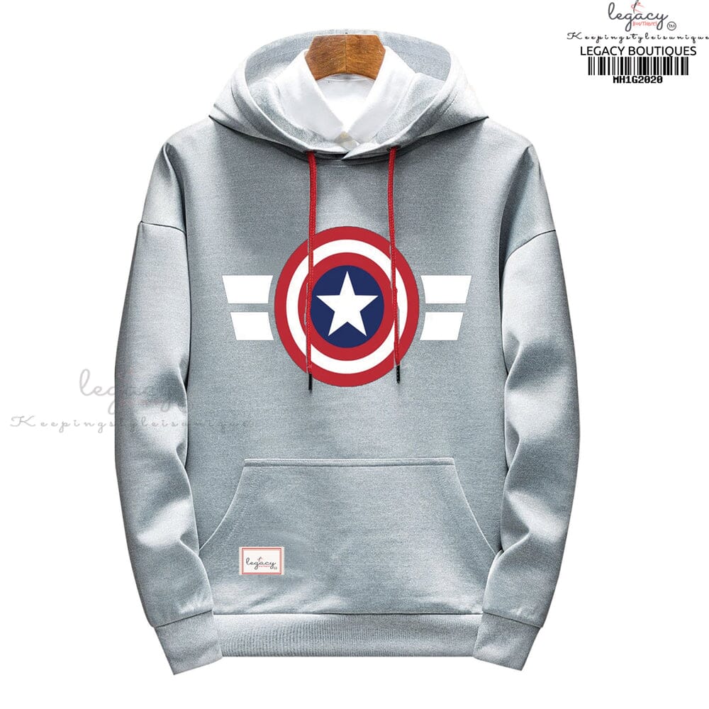 Captain America Sweatshirt Autumn Winter wear Men&