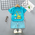 Car Print Baby Comfortable T-shirt Set Legacy Boutiques Legacy Boutiques