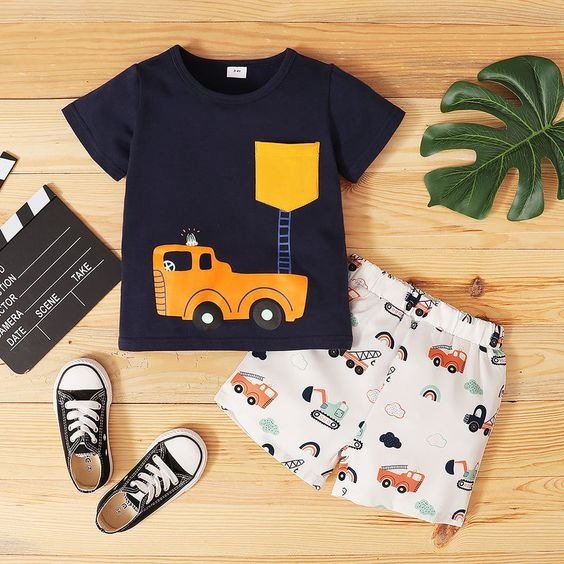 Car Print T-shirt For baby Boys and Girls Legacy Boutiques Legacy Boutiques