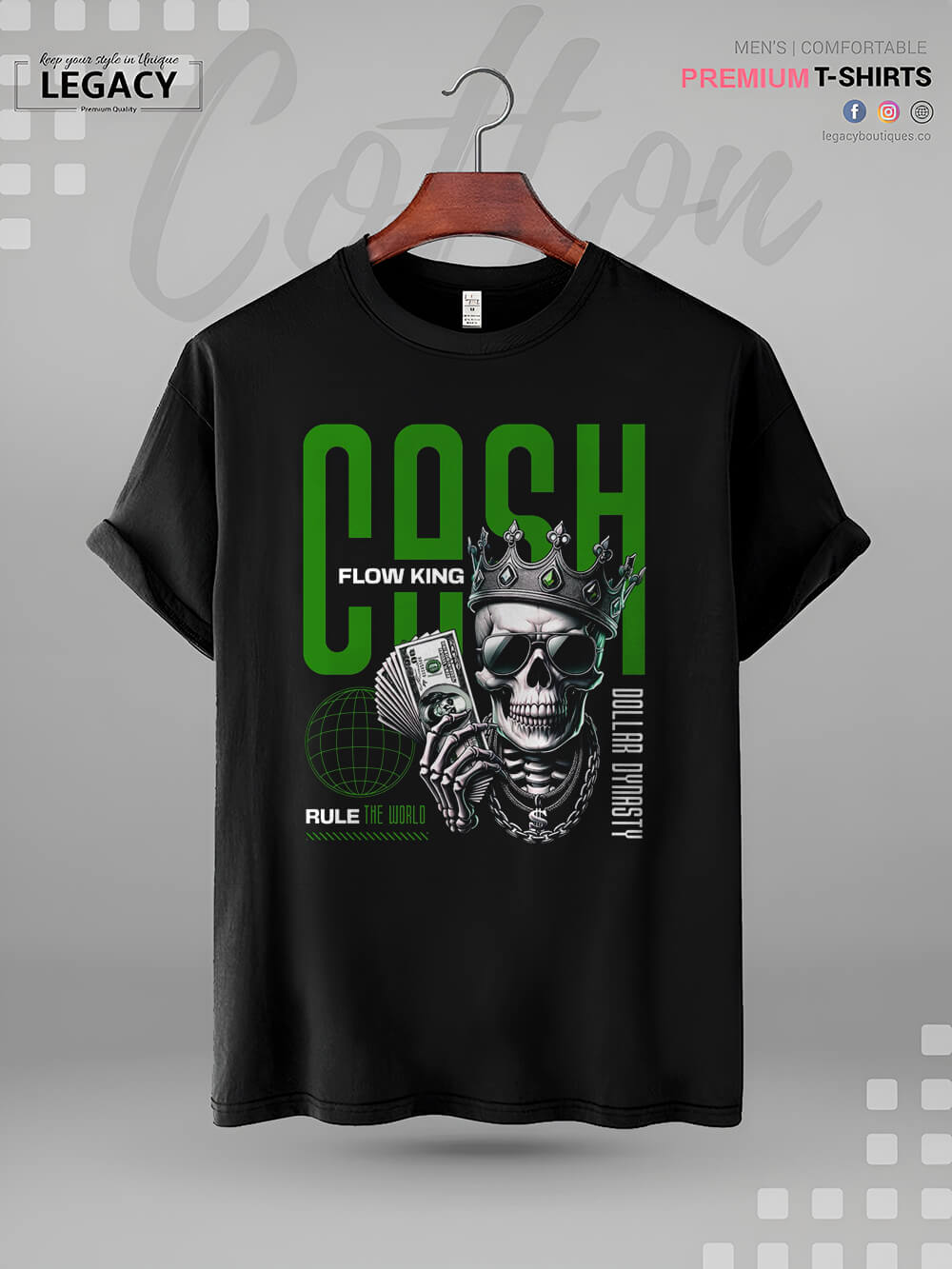 Cash Flow King To Rule The World High Quality In Cheapest Price Men&