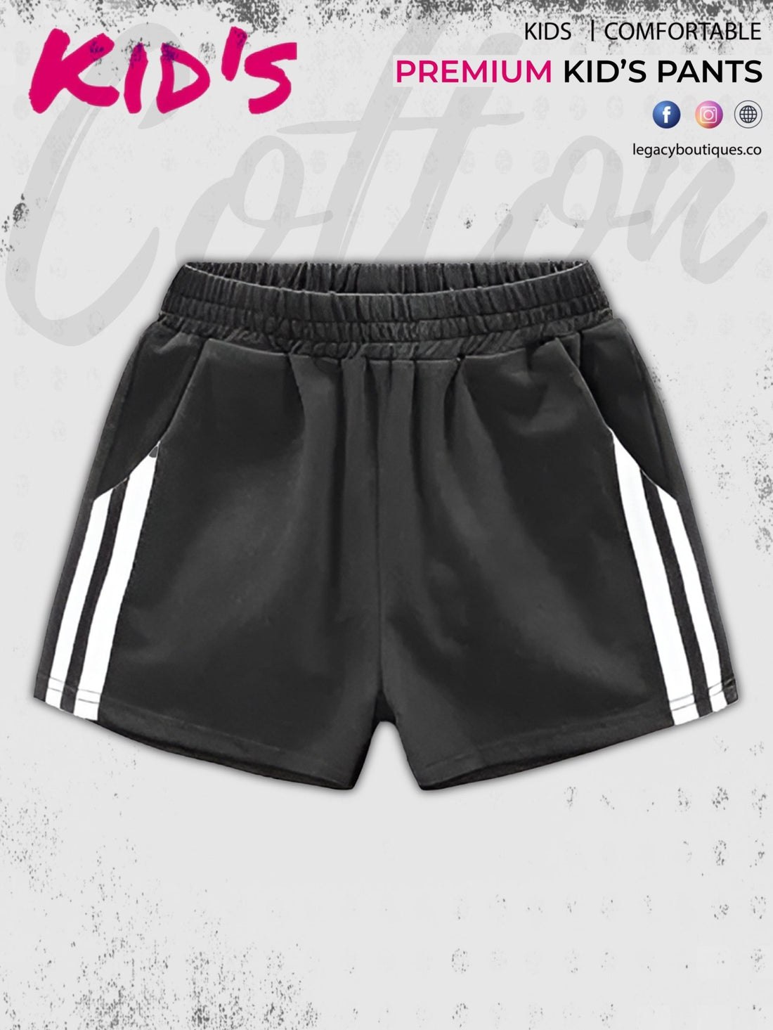 Casual Kids Short Pant For Baby Boys & Girls Legacy Boutiques Legacy Boutiques