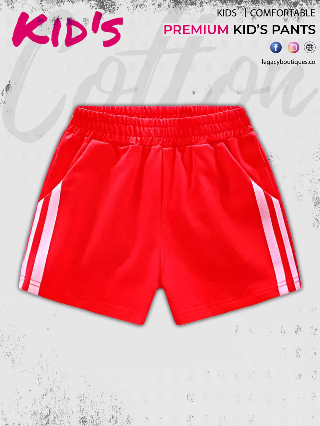 Casual Kids Short Pant For Baby Boys & Girls Legacy Boutiques Legacy Boutiques