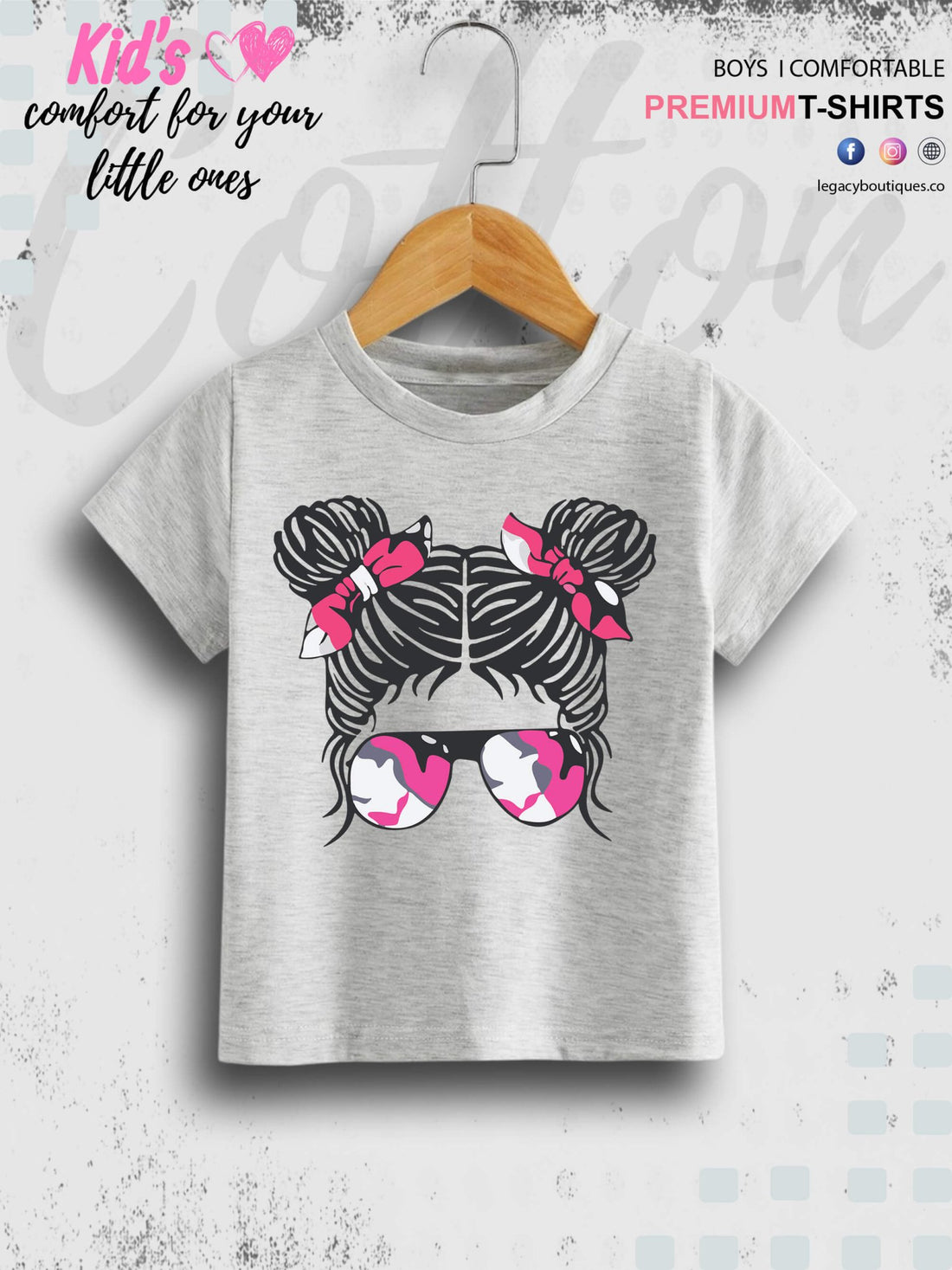 Casual Kids Short Sleeve Girls T-Shirt In Cheapest Price Only In BD Legacy Boutiques Legacy Boutiques