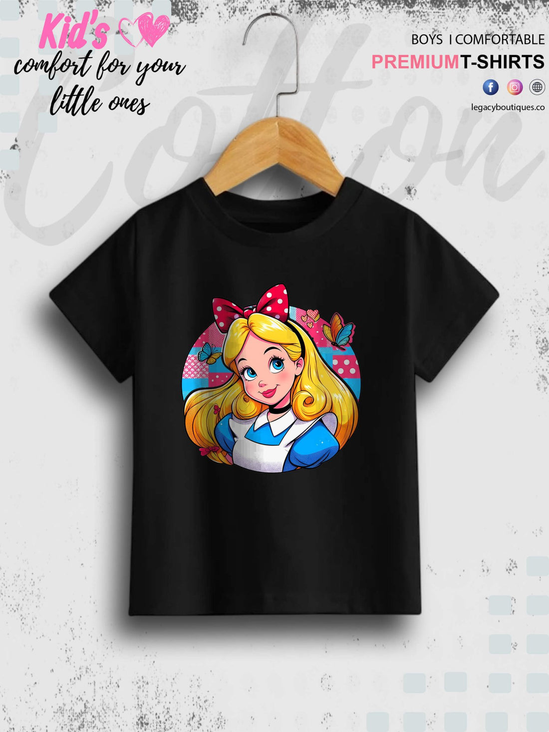 Chef Cinderella Printed Premium Quality T-Shirt For Baby Girls In Lowest Price Only In BD Legacy Boutiques Legacy Boutiques