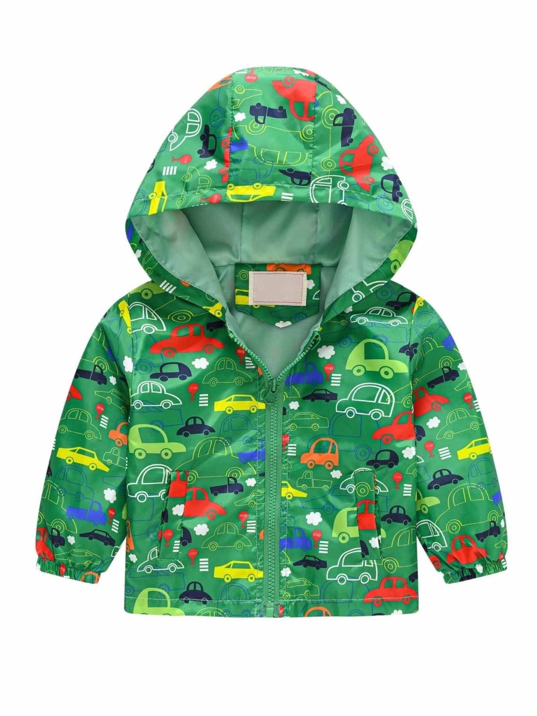 childrens zipper hooded jacket Traffic Print Legacy Boutiques Legacy Boutiques