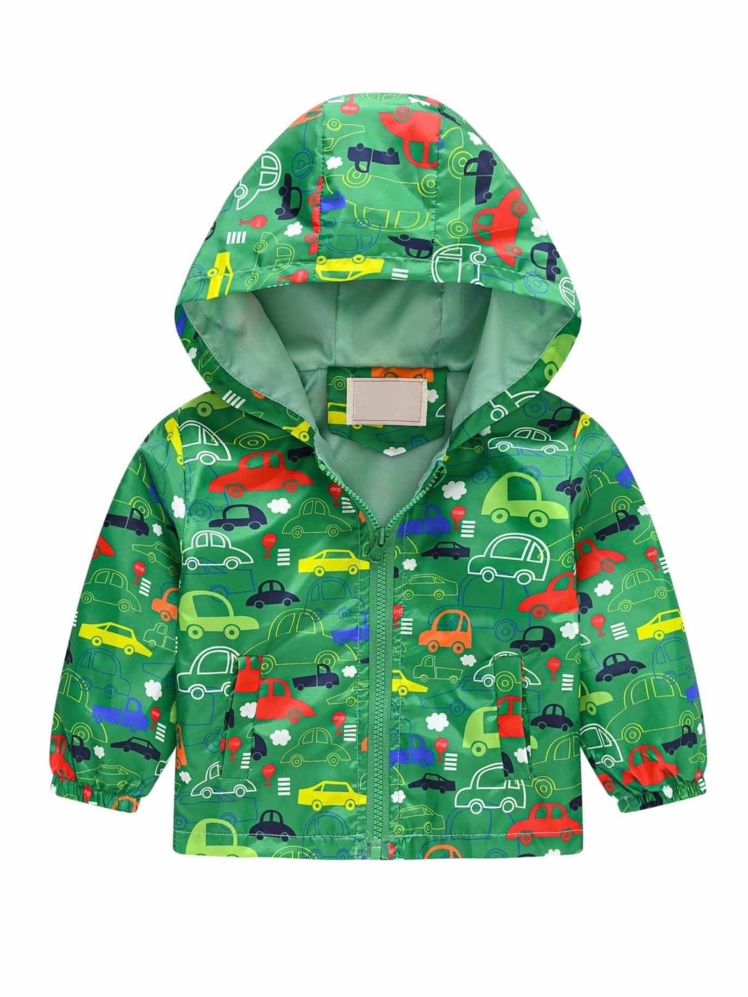 childrens zipper hooded jacket Traffic Print Legacy Boutiques Legacy Boutiques