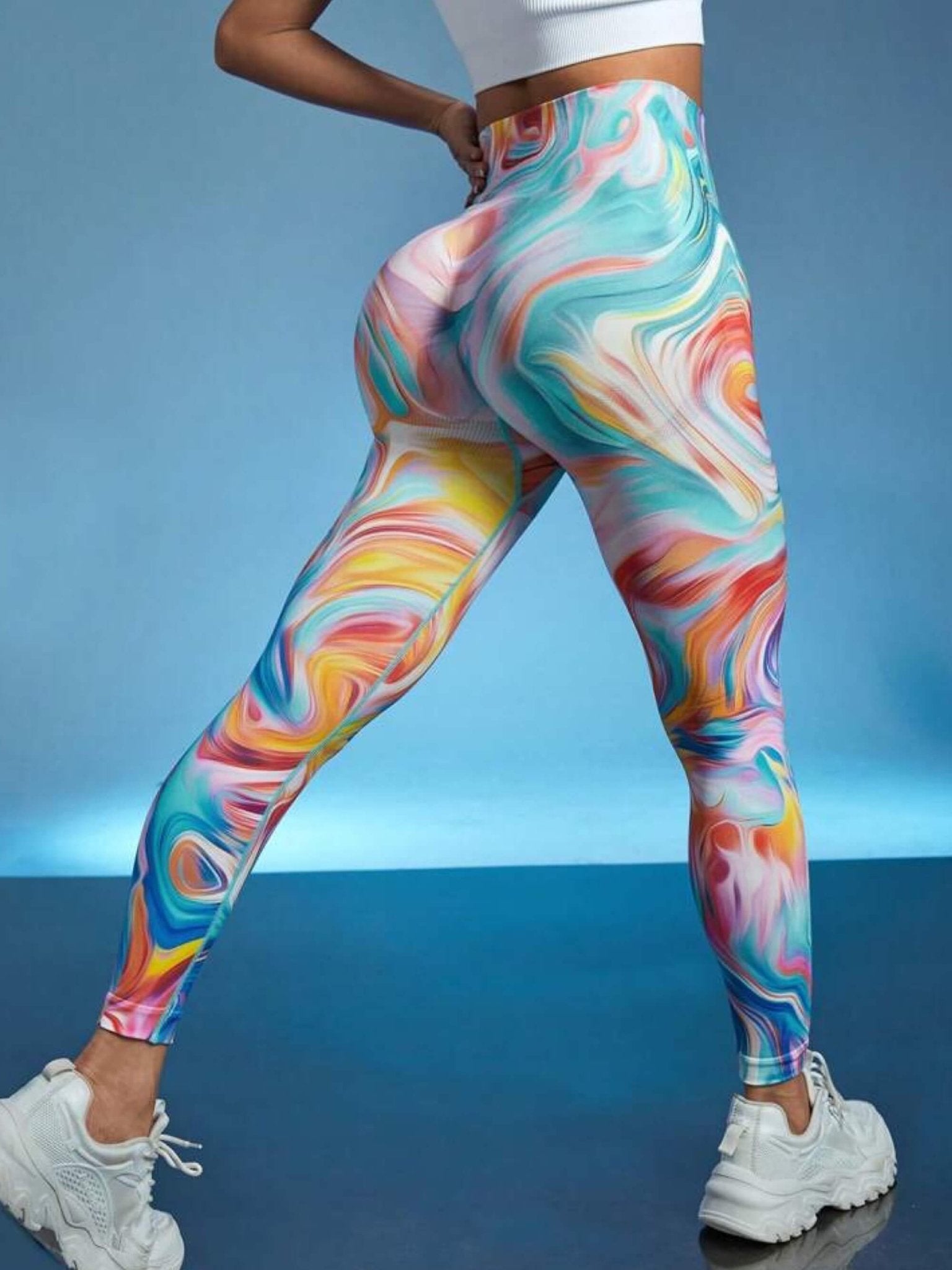 Colorful Marble Print Tiles Pant Legacy Boutiques Legacy Boutiques