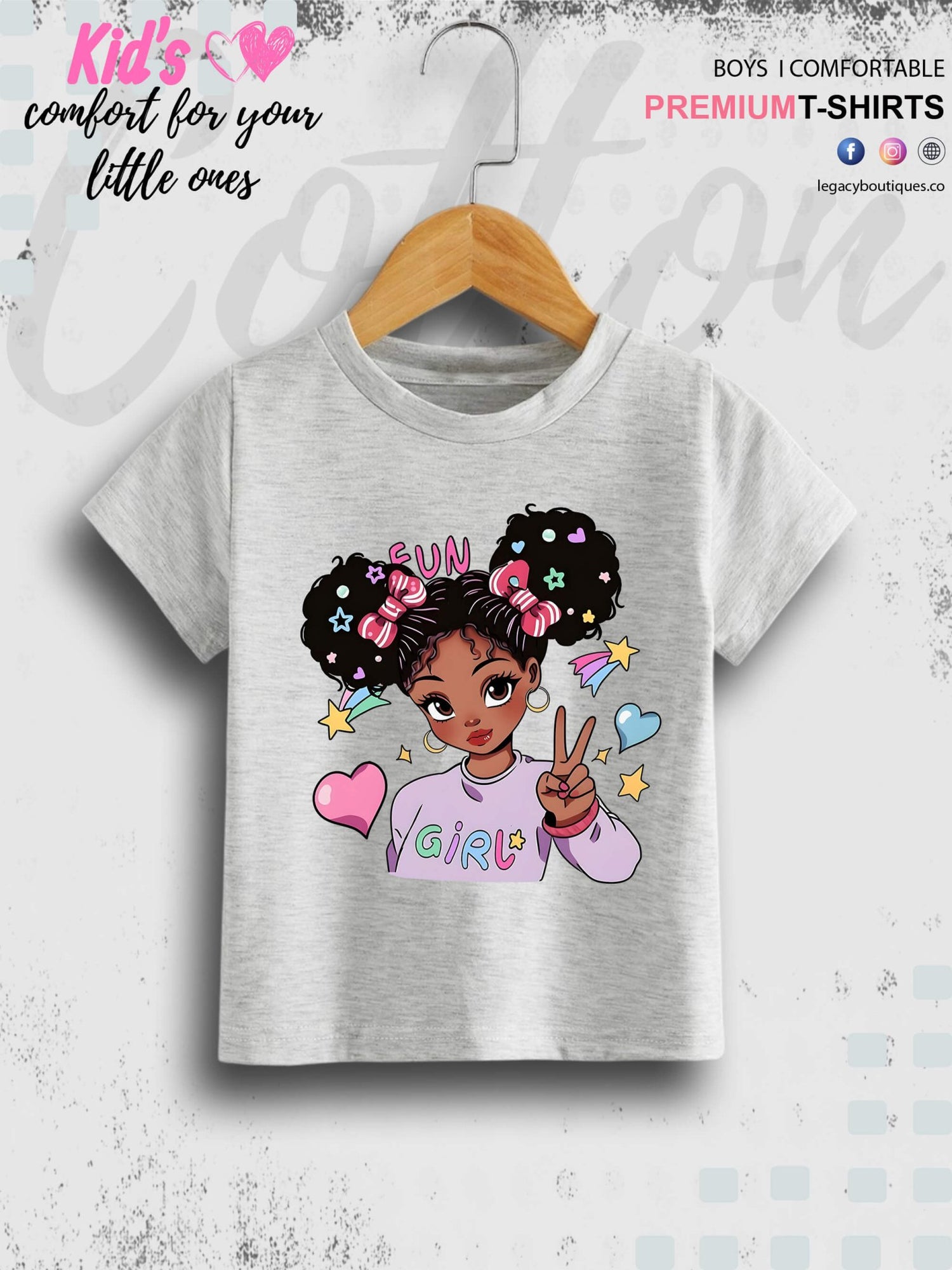 Cool Fun Girl Printed Kids Girls High Quality T-Shirt In Best Price Only In Dhaka Legacy Boutiques Legacy Boutiques