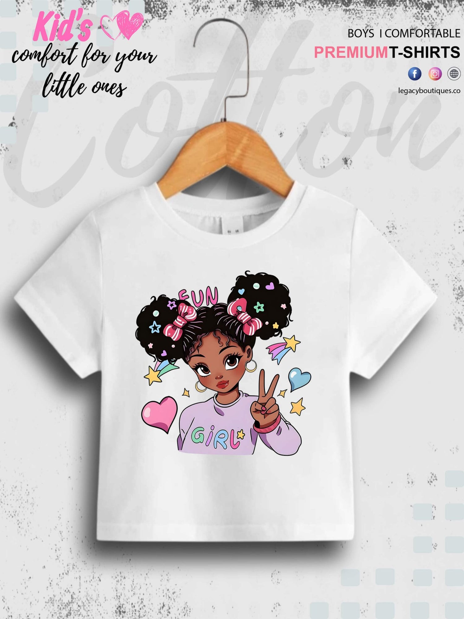 Cool Fun Girl Printed Kids Girls High Quality T-Shirt In Best Price Only In Dhaka Legacy Boutiques Legacy Boutiques