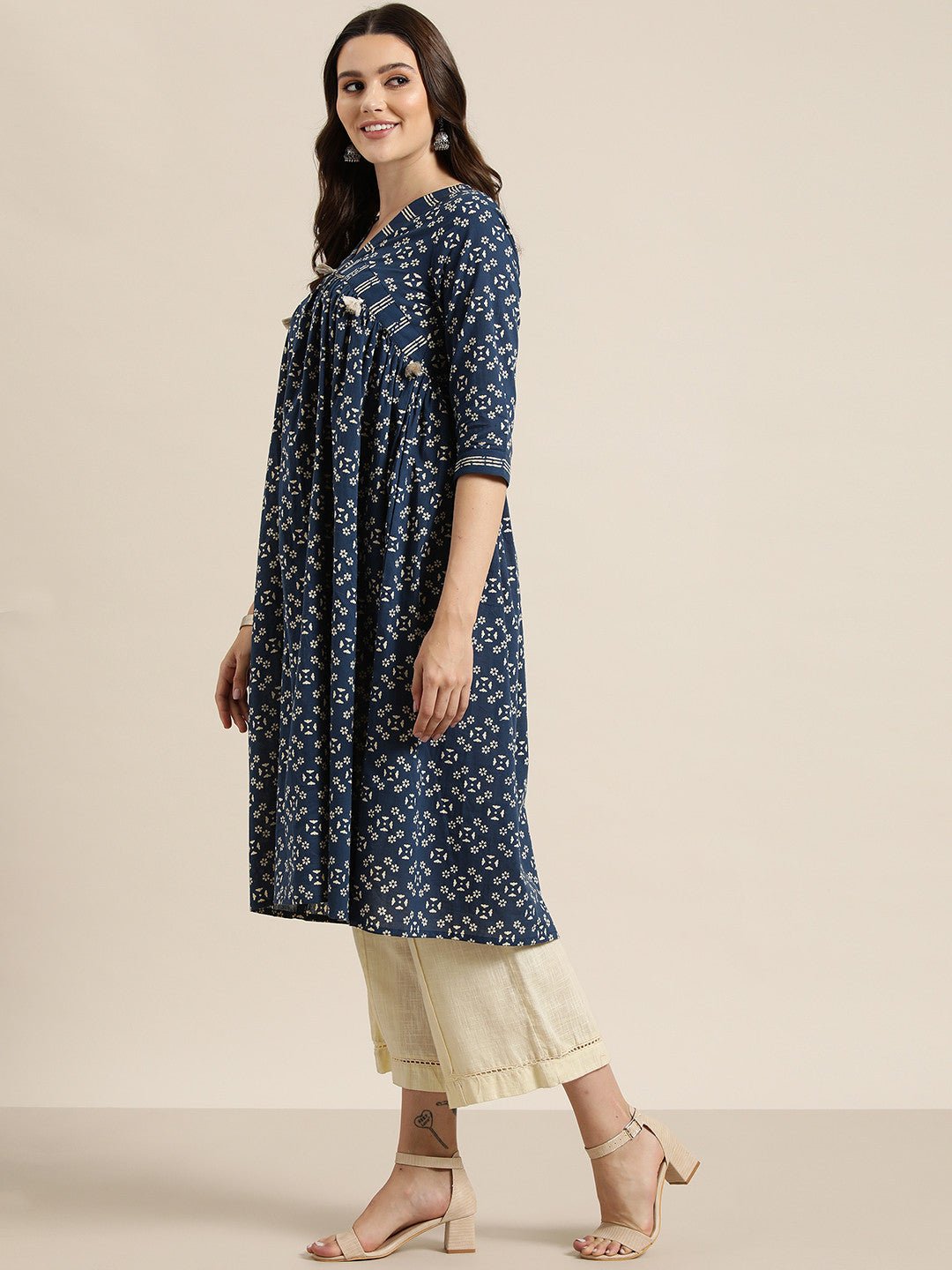 Coral Petal Ethnic Shirt Legacy Boutiques Legacy Boutiques