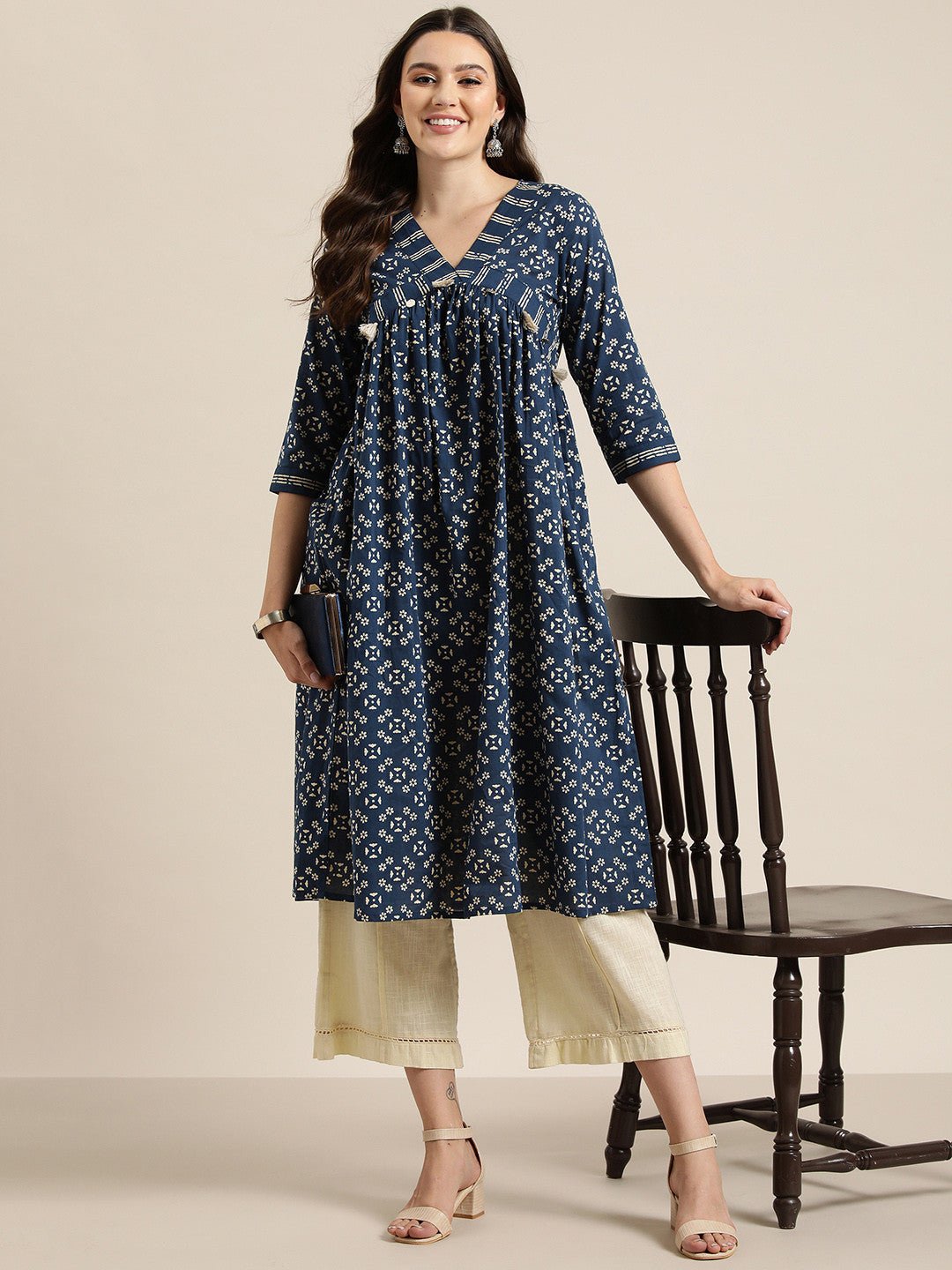 Coral Petal Ethnic Shirt Legacy Boutiques Legacy Boutiques