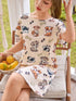 Cosmic Heart & Floral Allover Print Legacy Boutiques Legacy Boutiques
