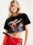 Cotton crop top Honda sport print Legacy Boutiques Legacy Boutiques
